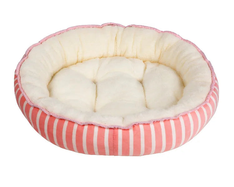 70cm Weiches Baumwolle Hundebett – Warmes Waschbares Sofa Haus für Kleine & Mittelgroße Hunde | Bequemer Winterkorb | Haustierbedarf