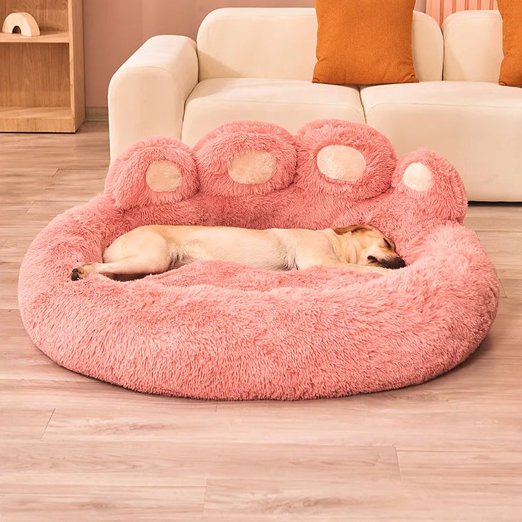 Fluffy Winter Hundebett – Weiches Warmes Haustier Sofa & Korb | Kuschelige Hundematte für Kleine & Große Hunde & Katzen