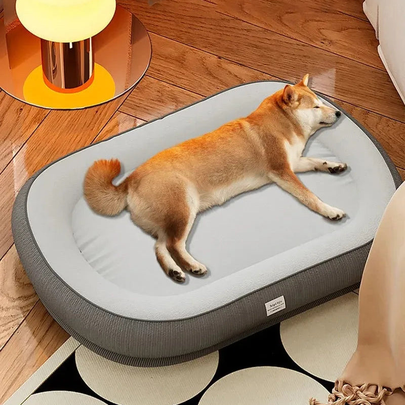 Hundebett für Alle Größen – Weiches Haustierkissen für Kleine, Mittlere und Große Hunde | Gemütliche Katzen- und Welpendecke, Korbmatratze
