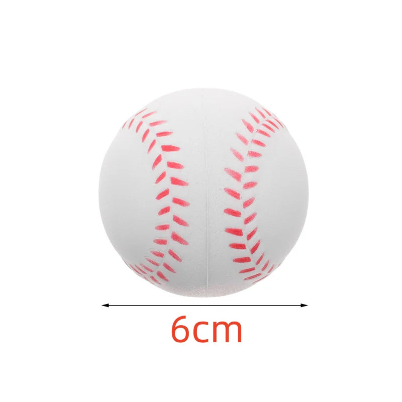 12 Stück Baseball Soft-Schwämmbälle – Indoor & Outdoor Trainings- und Spielbälle für Kinder und Stressabbau