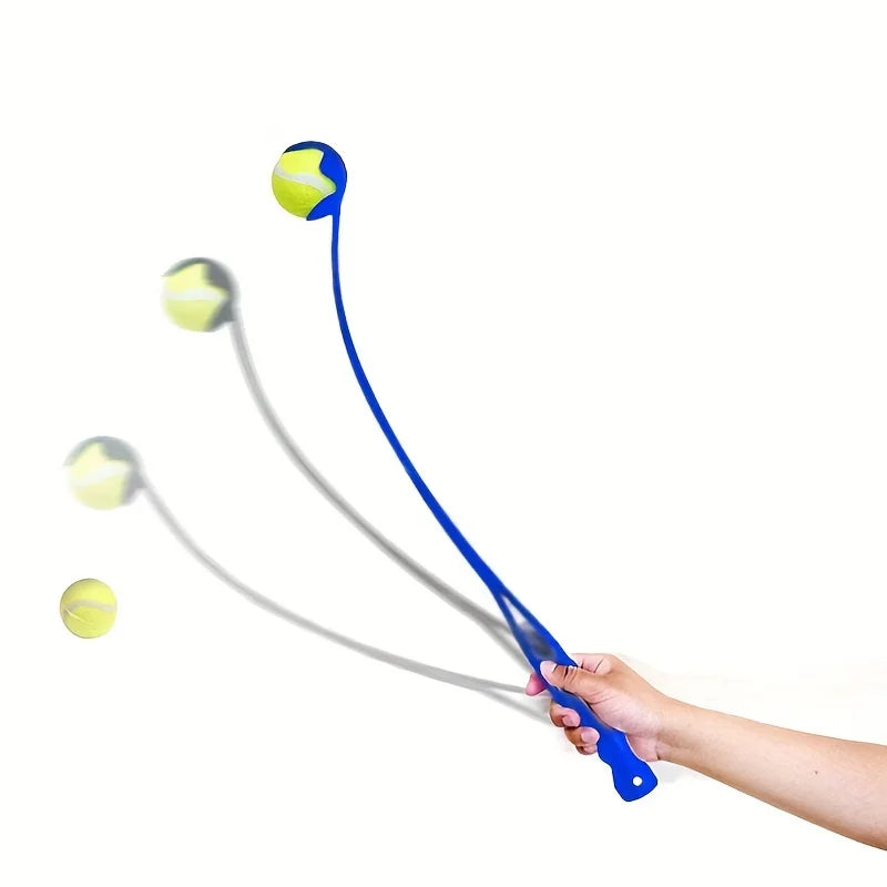Tennisball Wurfstick für Haustiere – Robuster Outdoor Spiel- und Trainingswerfer für Hunde, Ideal für Bewegung und Apportiertraining