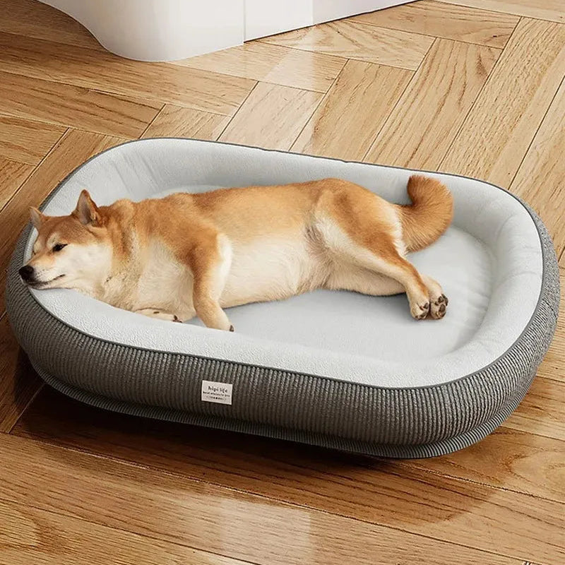 Hundebett für Alle Größen – Weiches Haustierkissen für Kleine, Mittlere und Große Hunde | Gemütliche Katzen- und Welpendecke, Korbmatratze
