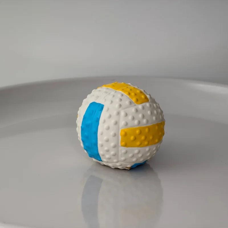 Latex Hundeball – Interaktives Quietschspielzeug für Hunde & Katzen | Lustiges Festliches Geschenk