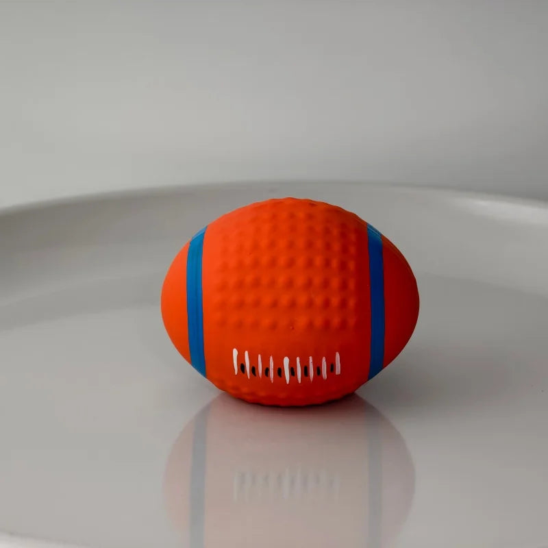 Latex Hundeball – Interaktives Quietschspielzeug für Hunde & Katzen | Lustiges Festliches Geschenk