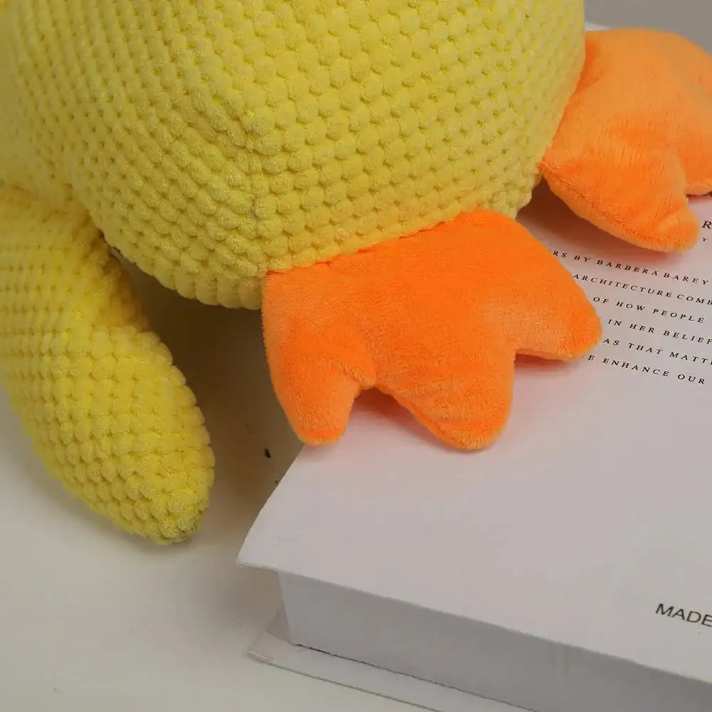 Beruhigendes Enten Hundespielzeug – Weiches Quietsch-Plüsch Entchen für Hunde | Langlebiges Kauspielzeug gegen Langeweile & Stress