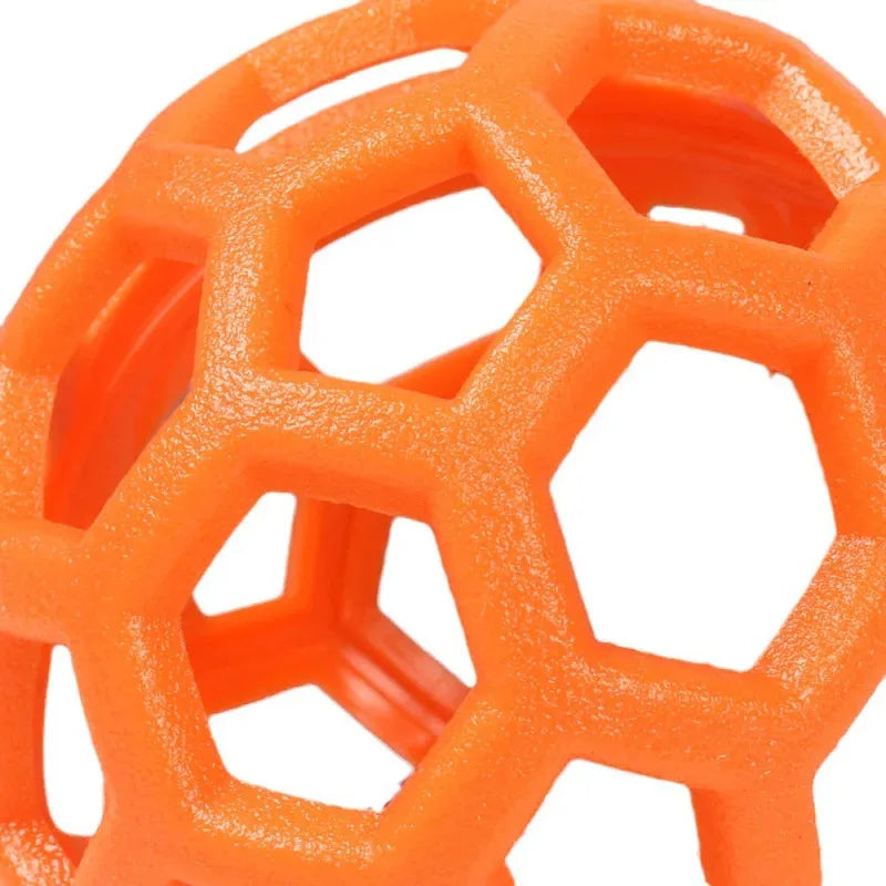 Jingle Ball Hundespielzeug – Springender TPR Hohlball mit Glocke | Interaktives Kauspielzeug für Kleine & Große Hunde (CE Zertifiziert)