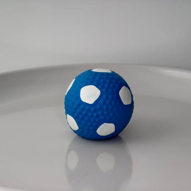 Latex Hundeball – Interaktives Quietschspielzeug für Hunde & Katzen | Lustiges Festliches Geschenk