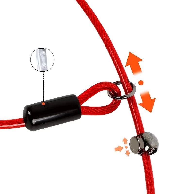 Stahlseil P-Ketten Hundeleine – Verstellbare P-Seil Leine mit Komfortgriff für Spaziergänge & Welpentraining | Robustes Haustierzubehör