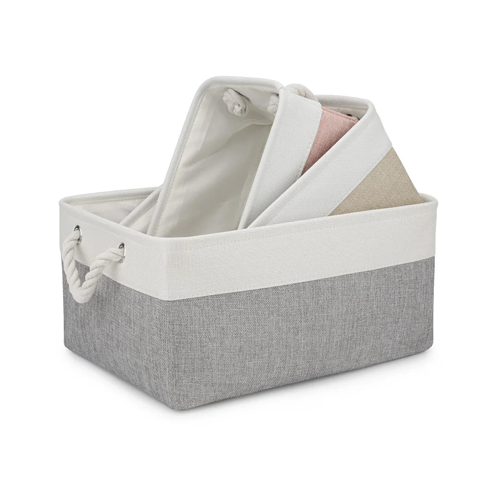 Haustier Aufbewahrungskorb – Spielzeug Organizer für Hunde und Katzen | Box für Leinen, Halsbänder, Kleidung und Zubehör