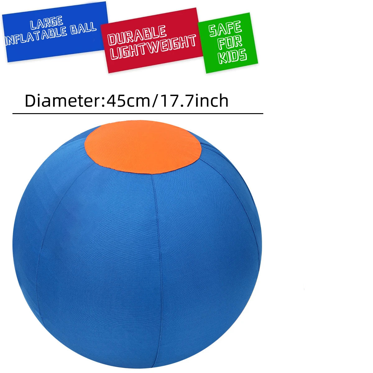 Riesiger Outdoor-Hundespielball – Großes Trainingsspielzeug für Interaktives Spielen und Farbige Bewegungsspiele