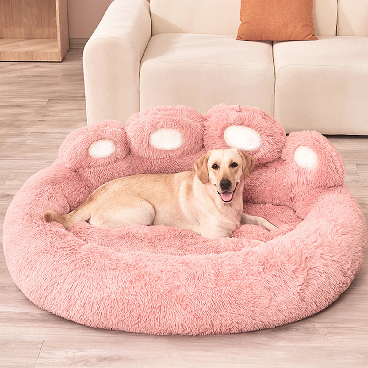 Fluffy Winter Hundebett – Weiches Warmes Haustier Sofa & Korb | Kuschelige Hundematte für Kleine & Große Hunde & Katzen