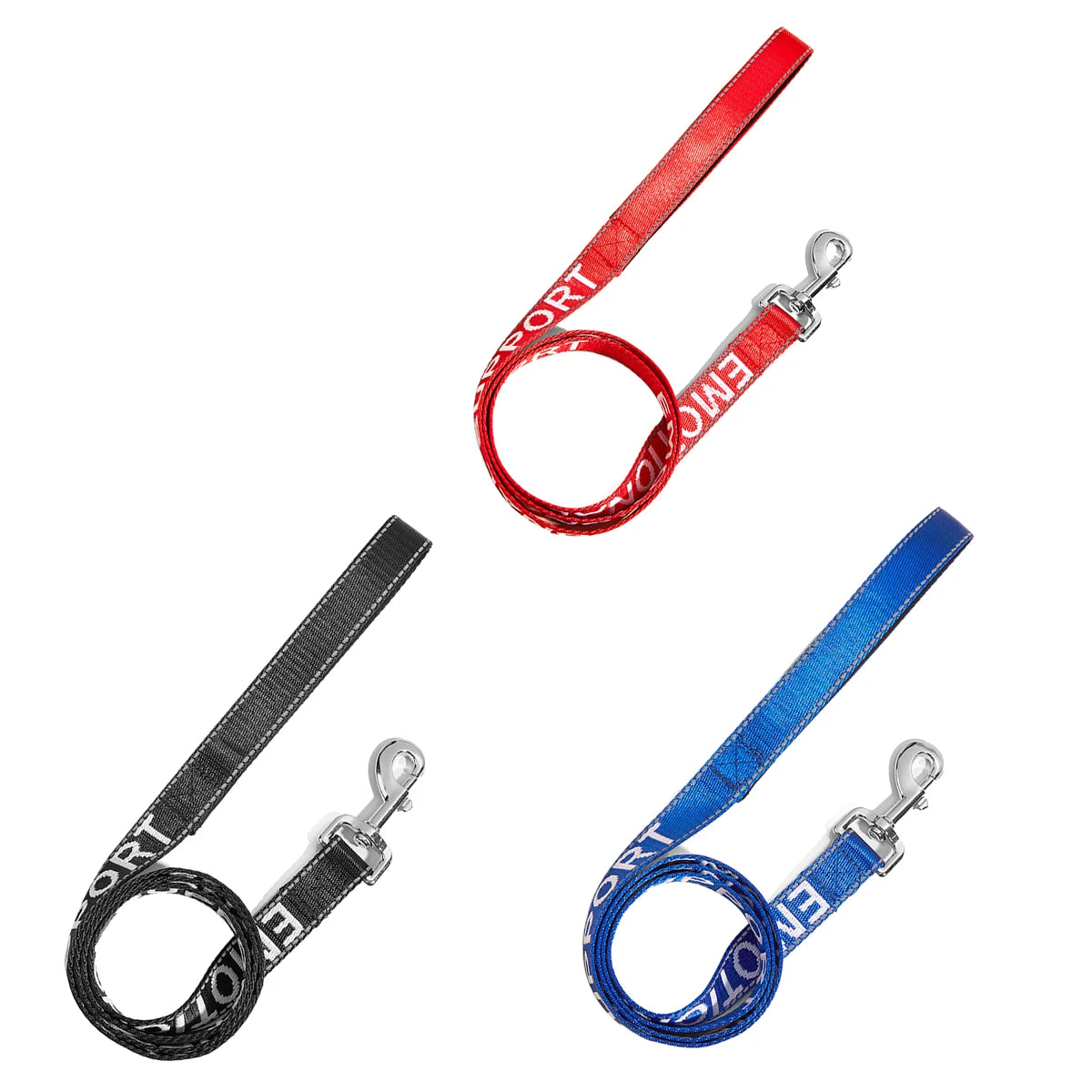 Klassische Reflektierende Nylon Hundeleine – Robuste Führleine für Assistenz- und Emotional Support Hunde